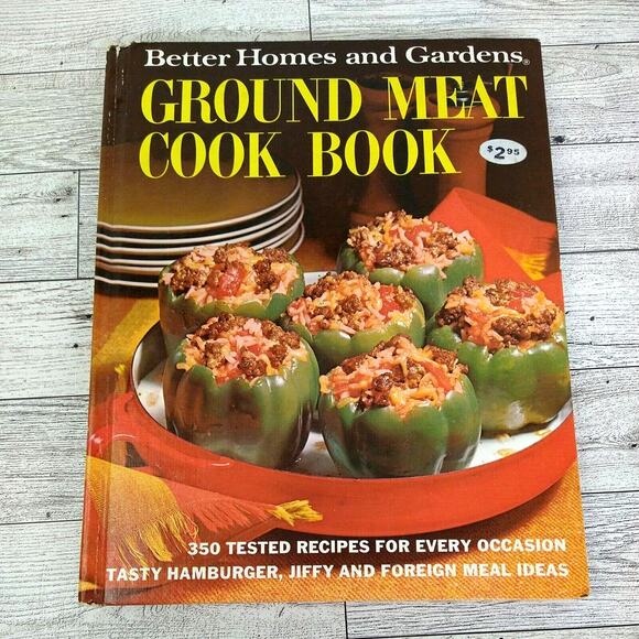GROUND MEAT COOK BOOK - Vtg 1969 - Better Homes and Gardens - Hardcover Cookbook - Picture 1 of 16